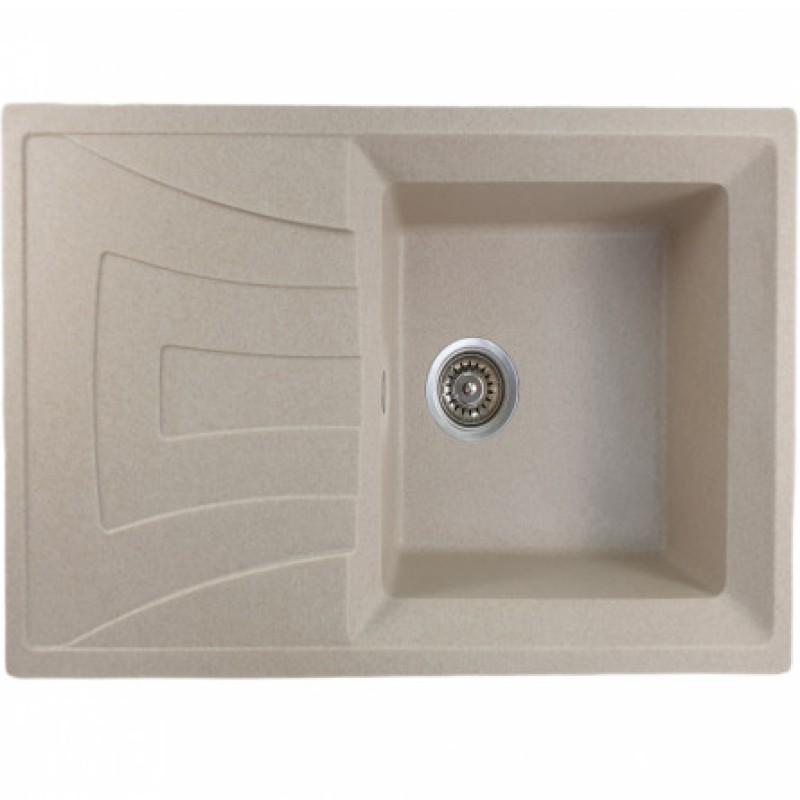 MIXXUS HB8104-G322 BEJ, chiuveta bucatarie dreptunghiulara granit