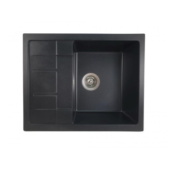 MIXXUS HB8210-G226 NEGRU, chiuveta bucatarie dreptunghiulara din granit