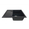 MIXXUS HB8210-G226 NEGRU, chiuveta bucatarie dreptunghiulara din granit