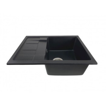 MIXXUS HB8210-G226 NEGRU, chiuveta bucatarie dreptunghiulara din granit