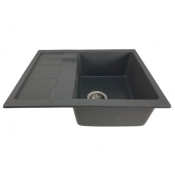 MIXXUS HB8210-G228 GRI, chiuveta bucatarie dreptunghiulara din granit