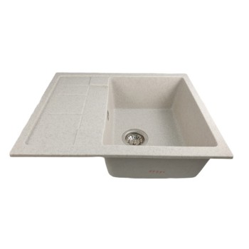 MIXXUS HB8210-G322 BEJ, chiuveta bucatarie dreptunghiulara din granit