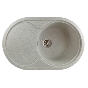 MIXXUS HB8310-G319 NISIP, chiuveta ovala bucatarie granit