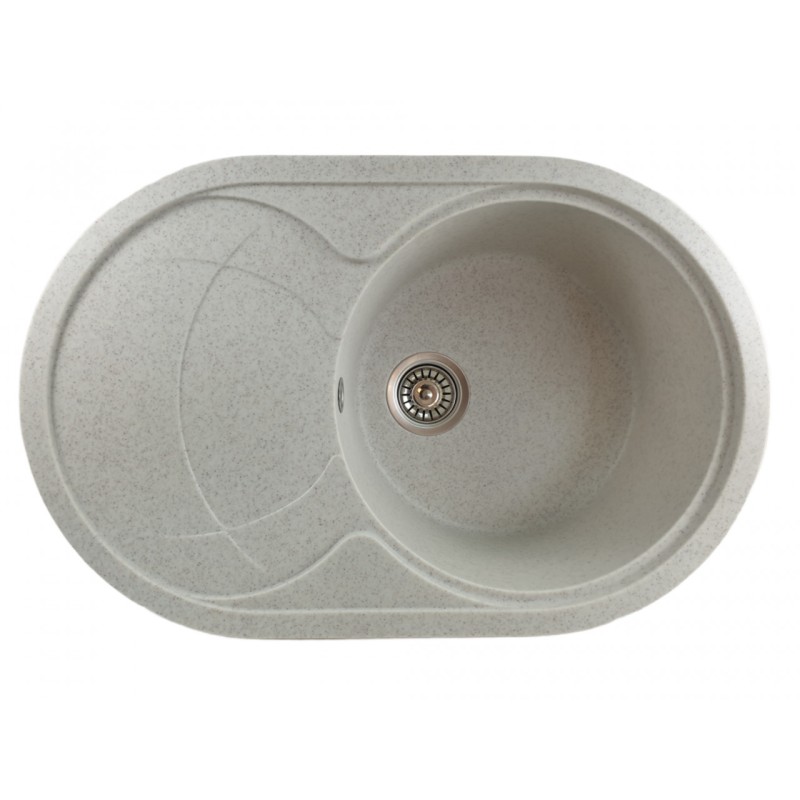 MIXXUS HB8310-G319 NISIP, chiuveta ovala bucatarie granit