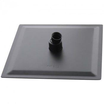 MIXXUS SH-06 BLACK cap de dus din otel inoxidabil