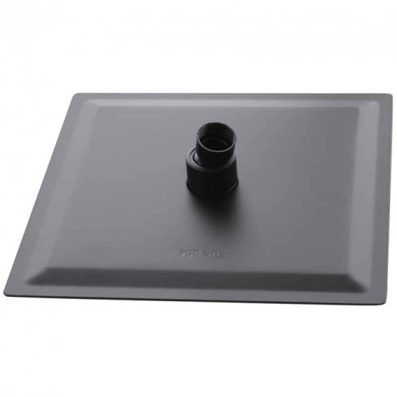 MIXXUS SH-06 BLACK cap de dus din otel inoxidabil