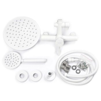 MIXXUS SUS-003-J WHITE baterie baie cu coloana de dus din otel inoxidabil