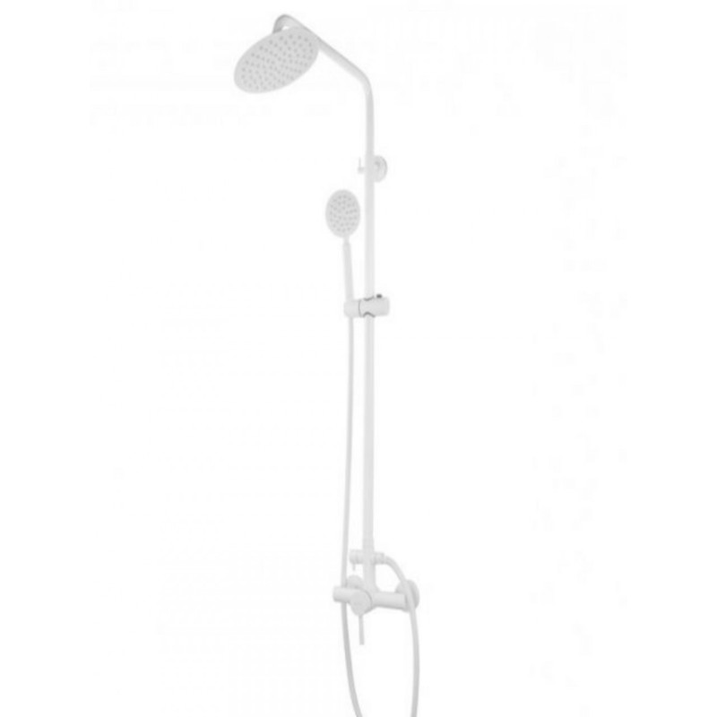 MIXXUS SUS-003-J WHITE baterie baie cu coloana de dus din otel inoxidabil