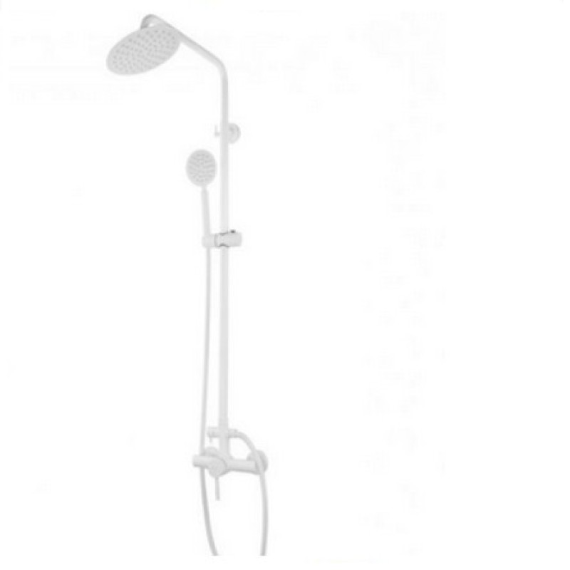 MIXXUS SUS-003-J WHITE baterie baie cu coloana de dus din otel inoxidabil