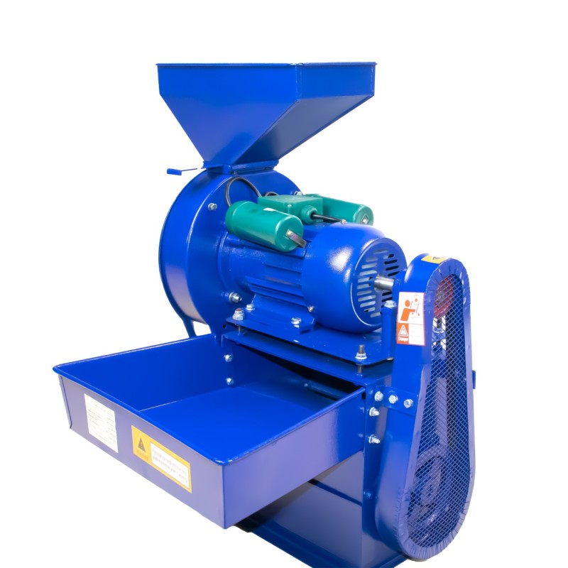 Moara de cereale si stiuleti+batoza de porumb TEMP-8 , 2500 W, 500 Kg/H