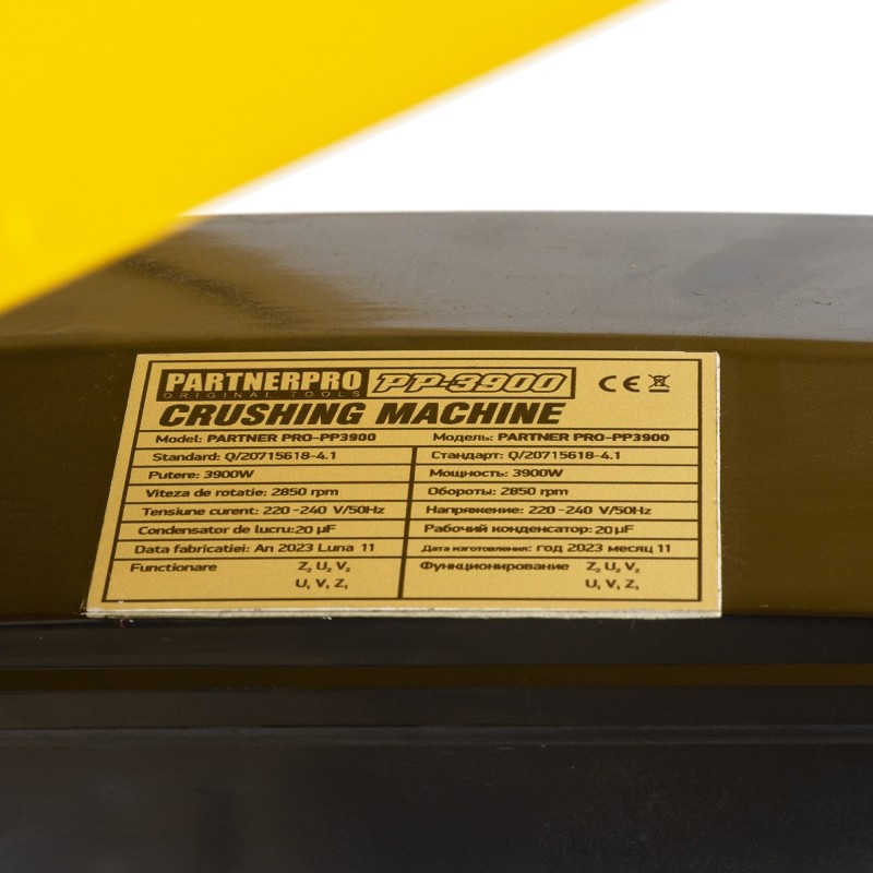 Moara electrica 240 Kg/h , 3900W, PartnerPRO PP3900