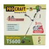 Motocoasa benzina Procraft T5600, 4T, 7.8CP, 9000 rpm, 3 sisteme de taiere