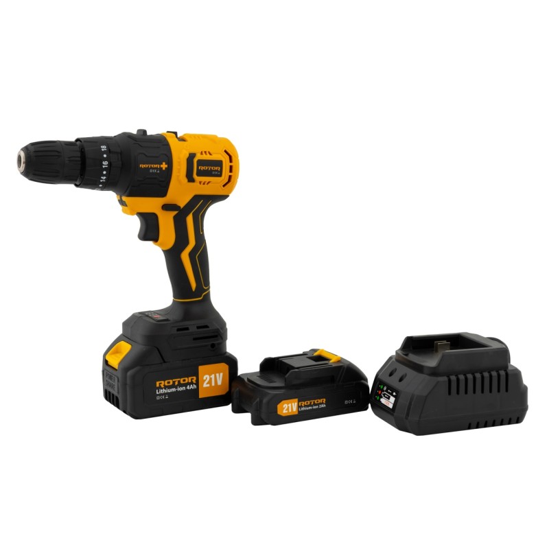 Multifunctional 5 in 1 pe acumulator ROTOR RTS1, 24000 rot/min, 21V/3Ah, Brushless