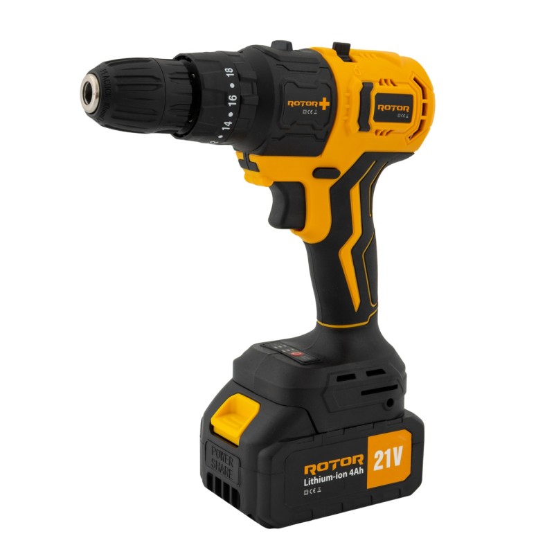 Multifunctional 5 in 1 pe acumulator ROTOR RTS1, 24000 rot/min, 21V/3Ah, Brushless