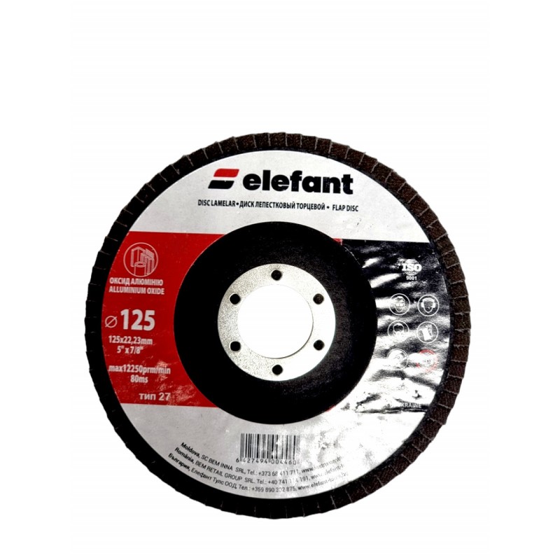 P60 FLAP DISC 125*22,2 MM, T27