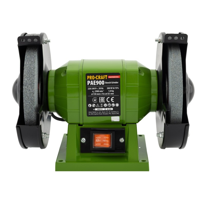 PAE900 polizor de banc PROCRAFT, produsul contine taxa timbru verde 2.5 Ron, 5 kg