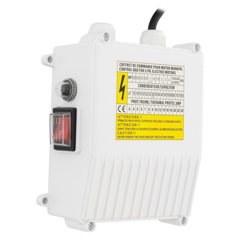 Panou Control Pompa Apa SKM100 0.75Kw 1Hp, 220V, Elefant