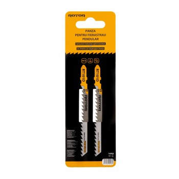 Panza fierastrau pendular pentru lemn, 100x75 mm Set 2 buc ROTOR RT101D
