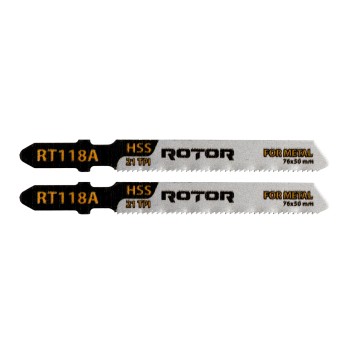 Panza fierastrau pendular pentru metal, 76x50 mm Set 2 buc ROTOR RT118A