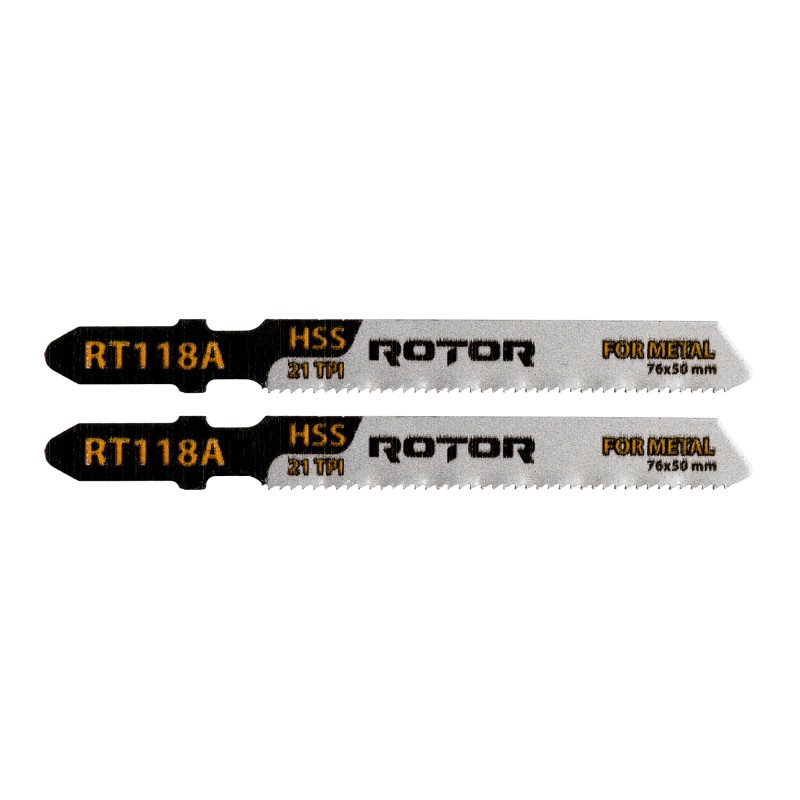 Panza fierastrau pendular pentru metal, 76x50 mm Set 2 buc ROTOR RT118A