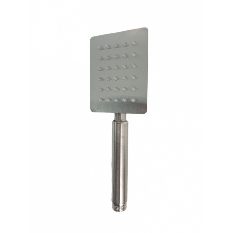 Para de dus dreptunghiulara MIXXUS SH-02, Otel inoxidabil, Dimensiune 100x80mm