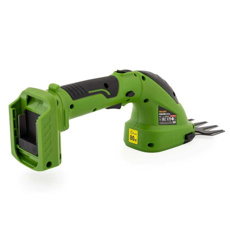 PGH2000 Foarfeca de taiat iarba/arbusti pe acumulator fara acumulator si incarcator PROCRAFT 1200 rot/min