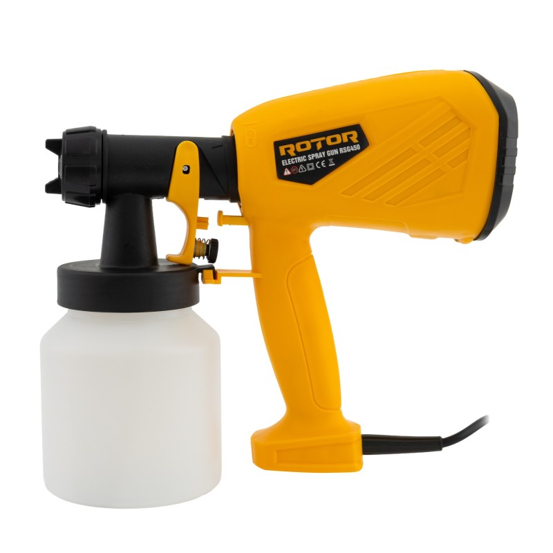 Pistol de vopsit ROTOR RSG450 , Putere 450W , Debit 650ml/min ,