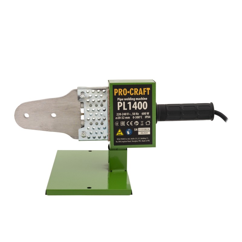 Plita PPR Procraft PL1400, ciocan sudura 600W, 50-300 grade, 20 25 32 mm