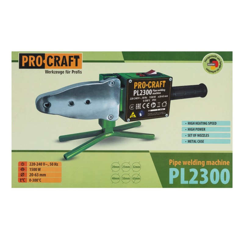 Plita Sudura PPR Procraft PL2300, 1.5 kW, max. 300 grade Celsius