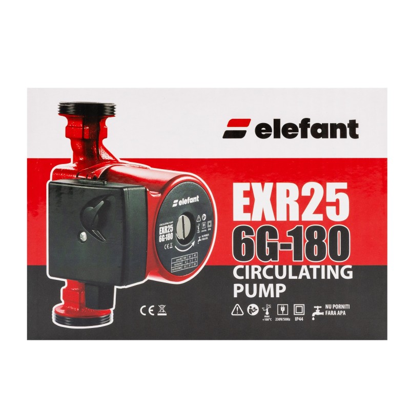 Pompa de recirculare , 100W , EXR25 6G-180 Elefant