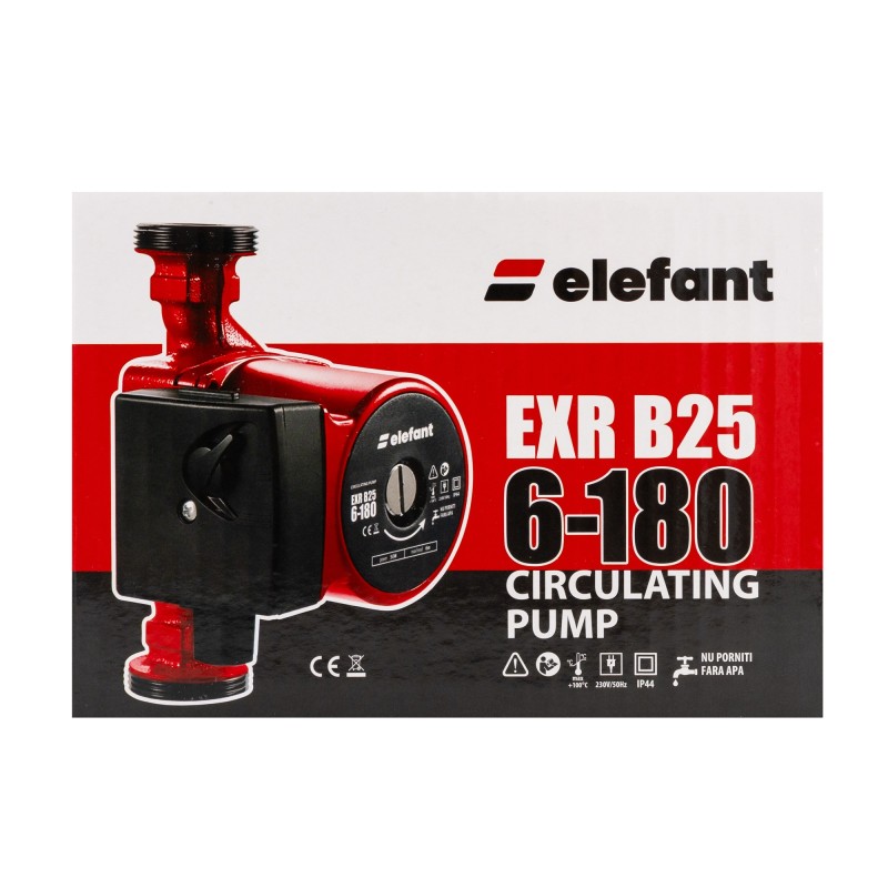 Pompa de recirculare , 50W , Panou de control , EXR-B25 6G-180 Elefant