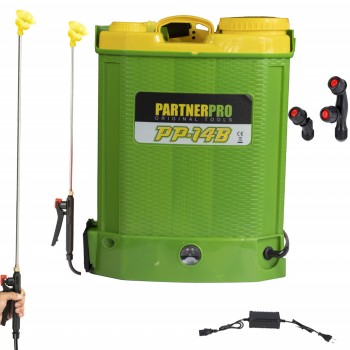 Pompa de stropit cu acumulator 14L, PARTNERPRO PP14B