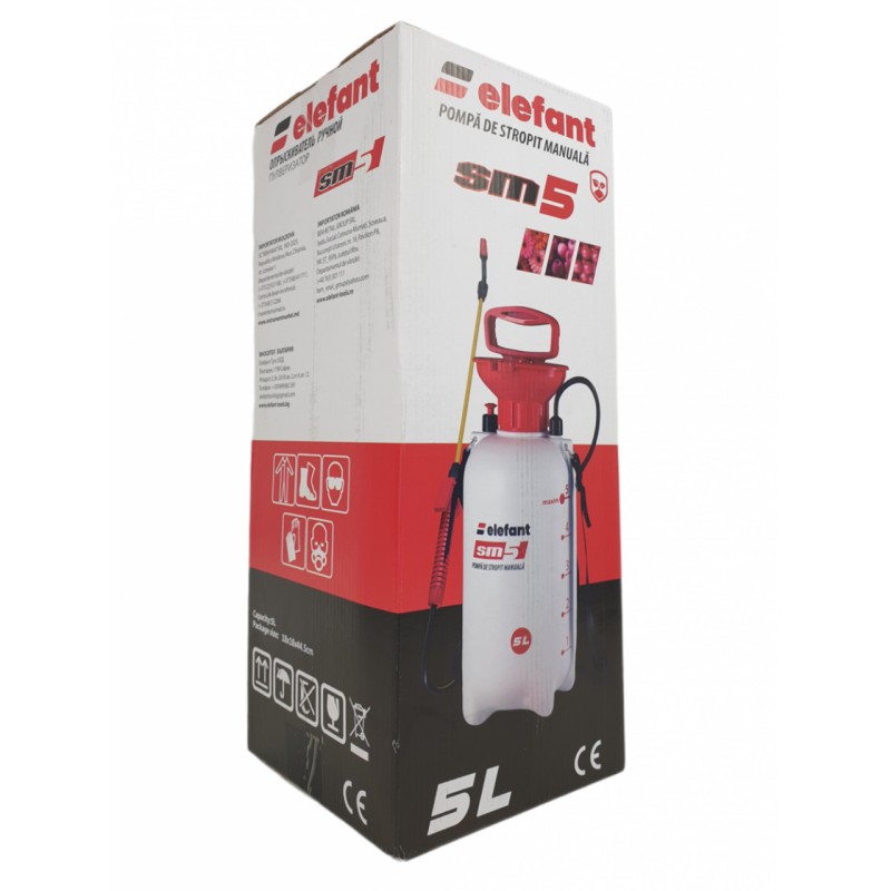 Pompa de stropit, vermorel ELEFANT 5l