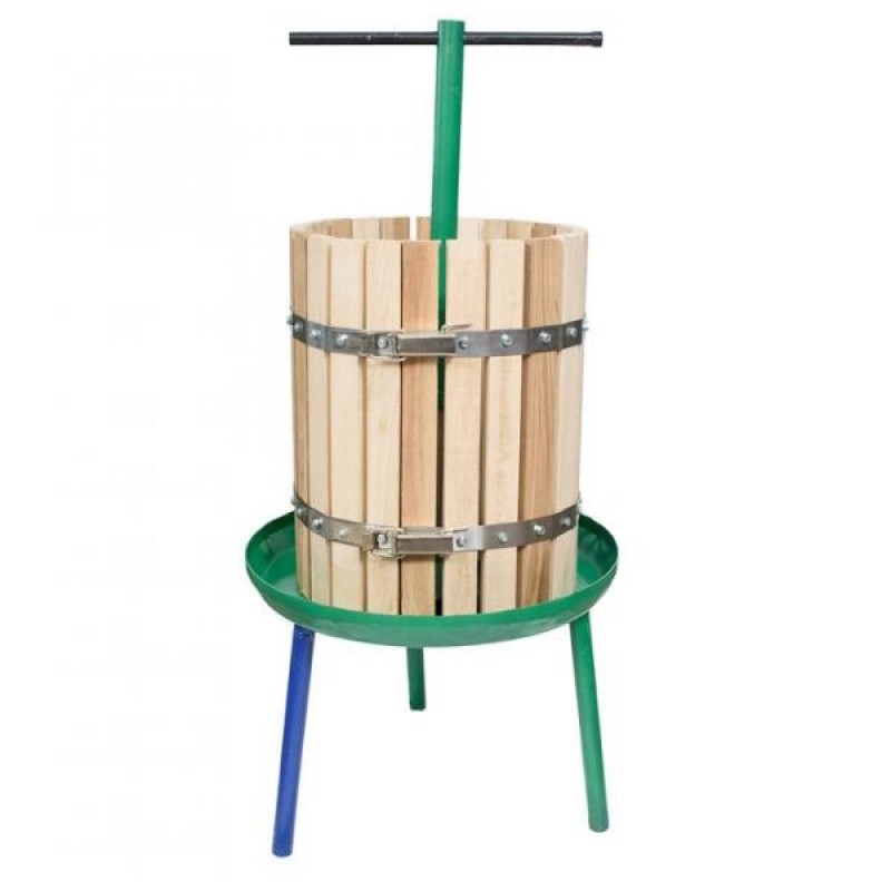 Presa/teasc struguri VIlen, 30 L Lemn, cu Filet, cu picioare