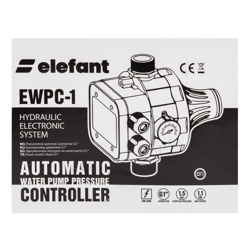 Prescontrol automat EWPC-1, 1.1KW, 1.5 bar, Elefant