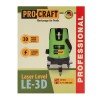 PROCRAFT LE-3D, Nivela laser