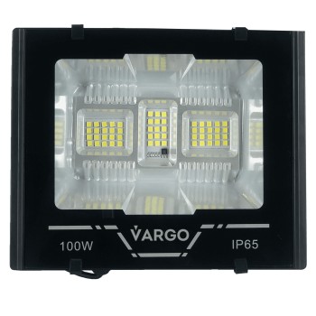 Proiector cu panou solar si telecomanda 100 W, 6500 K V-117924 VARGO