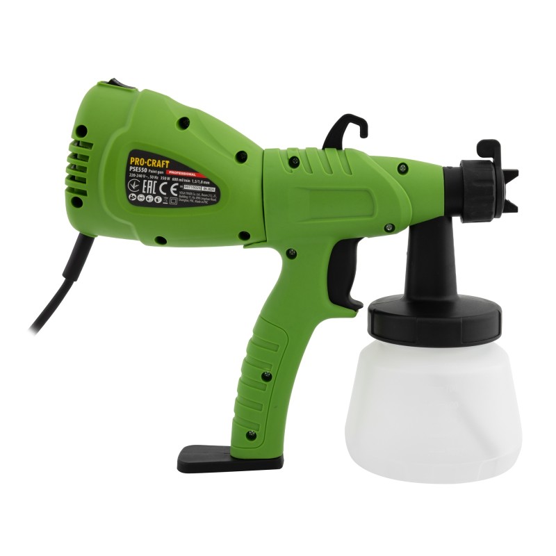 PSE550 pistol de vopsit PROCRAFT, produsul contine taxa timbru verde 2.5 Ron, 2.75 kg