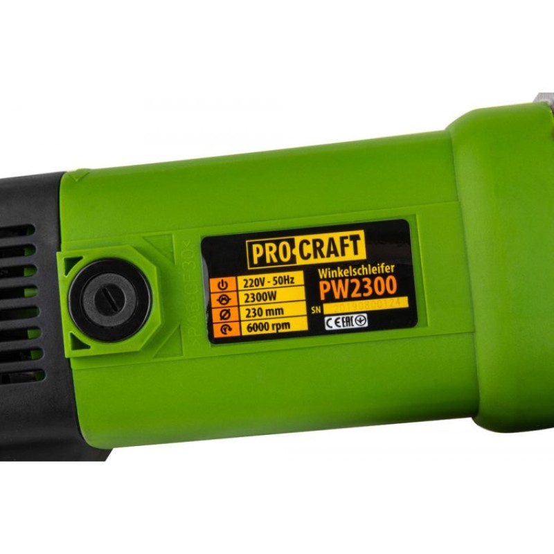 PW2300 polizor unghiular PROCRAFT, produsul contine taxa tv 2.2 lei