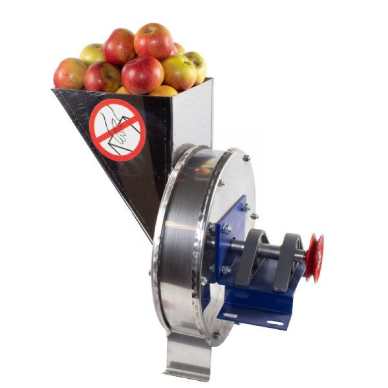 Razatoare fructe Vinita, manuala fulie atasare motor, Tamburcuva inox