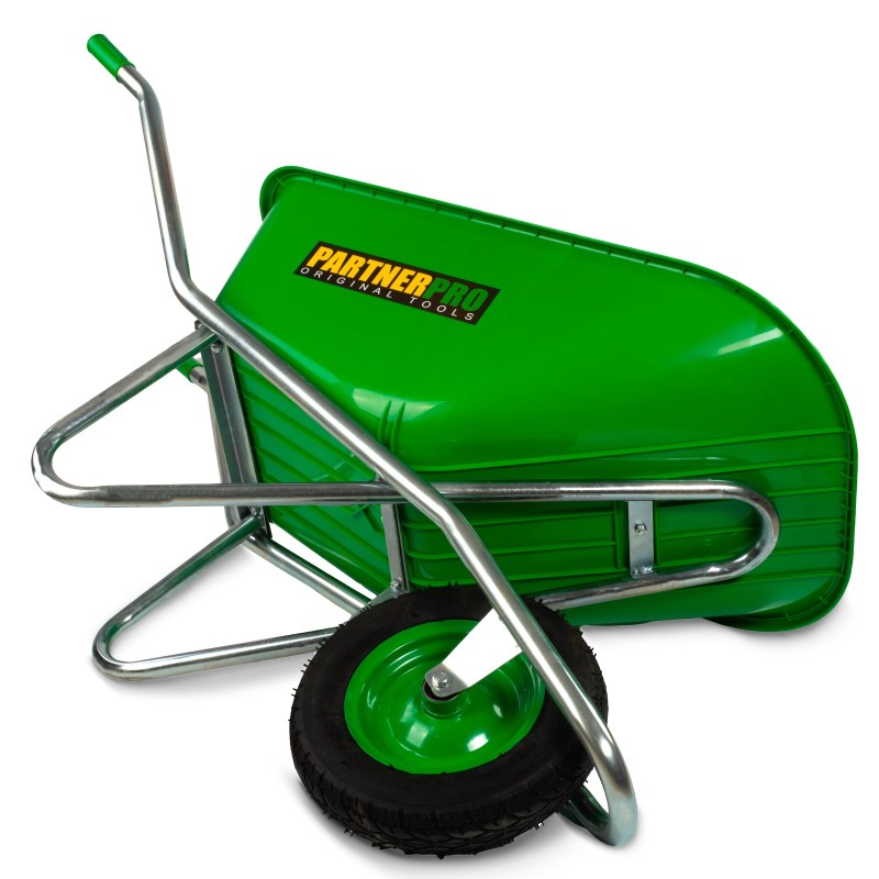 Roaba cuva din plastic 100L PARTNER PRO Cadru Galvanizat