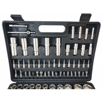 RS108 ROTOR Trusa chei tubulare 108 bucati in carcasa din plastic