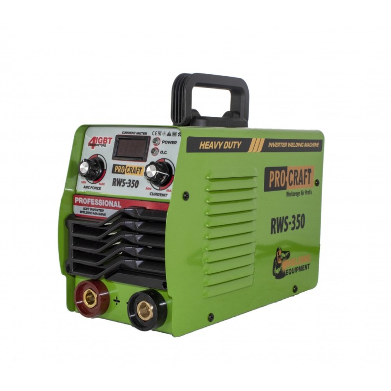 RWS350 invertor de sudura PROCRAFT, produsul contine taxa timbru verde 2.5 Ron, 5,8 kg