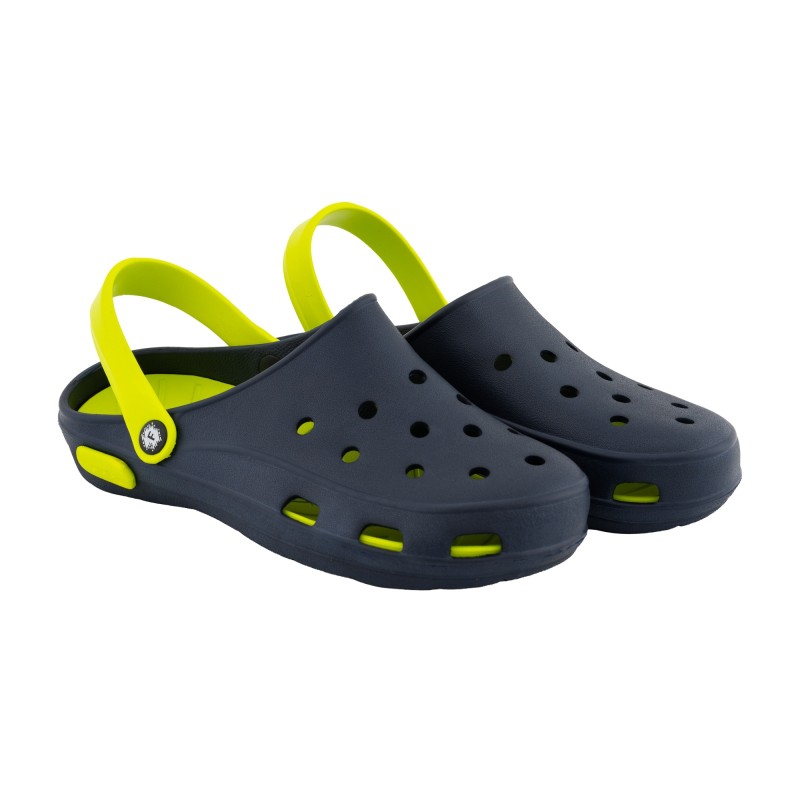 Saboti pentru Bărbați albastru inchis/verde 41-45 ETC-06/2