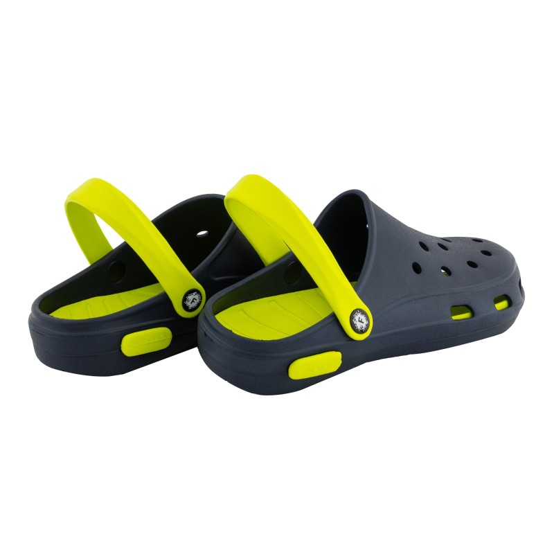 Saboti pentru Bărbați albastru inchis/verde 41-45 ETC-06/2