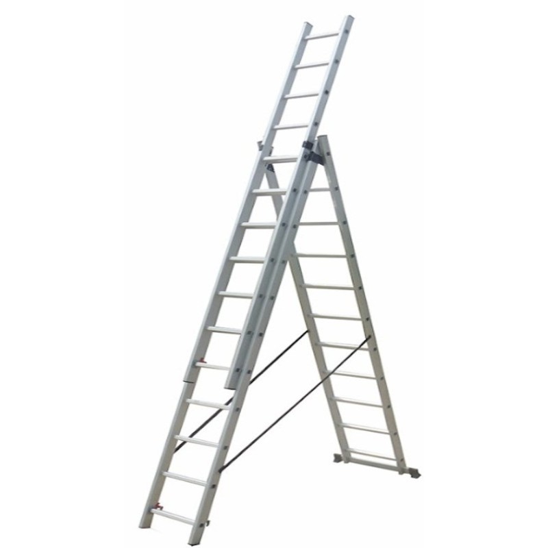 Scara multifunctionala 3x11 din aluminiu ROTOR KME311