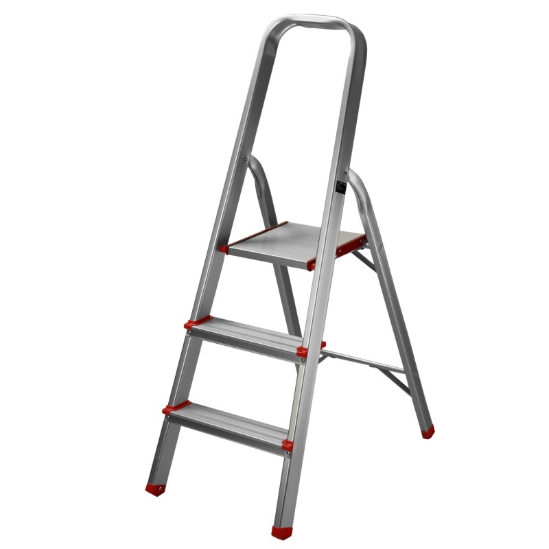 Scara pliabila cu 3 trepte din aluminiu ROTOR KMH0103