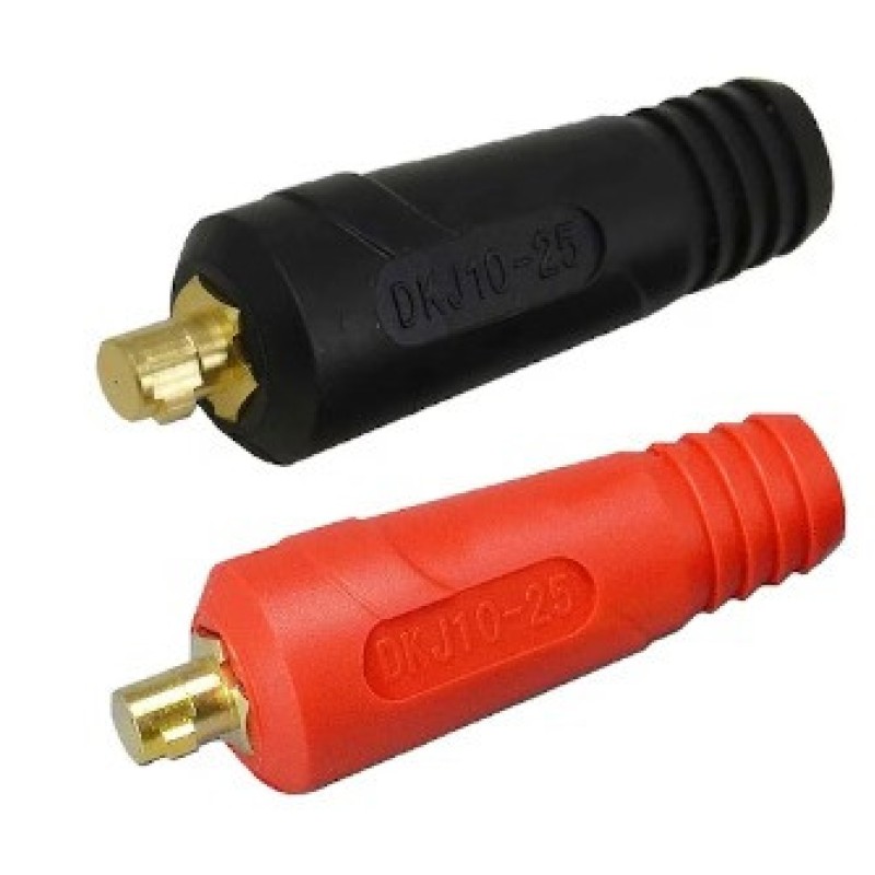 Set 2 conectori cablu de sudura 12mm 200A