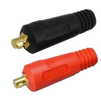 Set 2 conectori cablu de sudura 16mm 200A