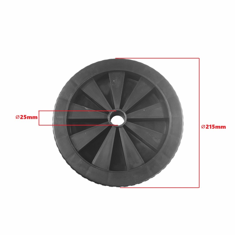 Set 2 roti 9" pentru betoniere, Elefant